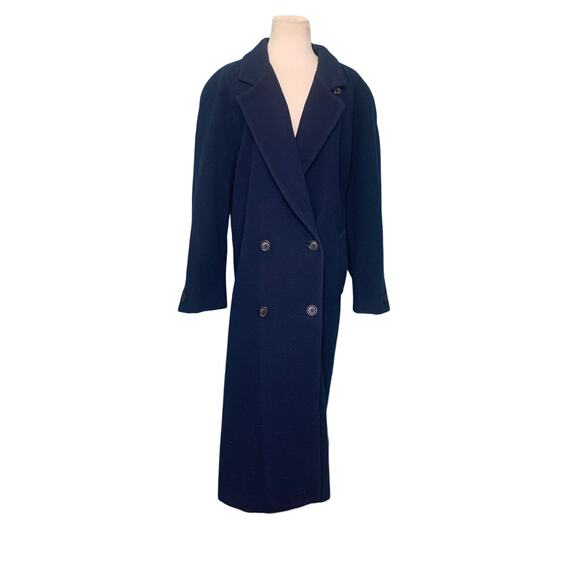 Donny Brook vintage blue wool doble breast coat size 12 - Picture 1 of 10